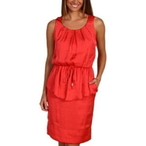 vince camuto peplum dress